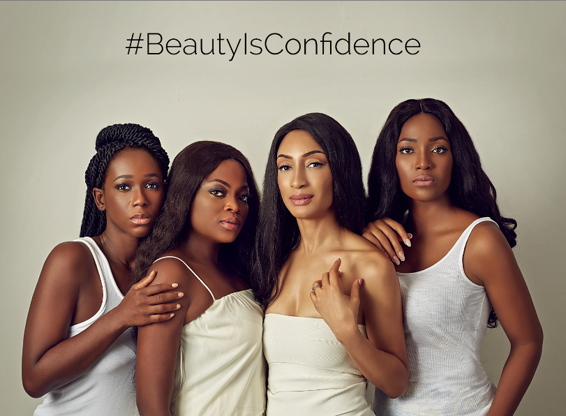 Funke Akindele, Leslie Okoye, Ama K Abebrese & Sylvia Nduka Stand By CookieSkin® Saying ‘Beauty Is Confidence!’ 