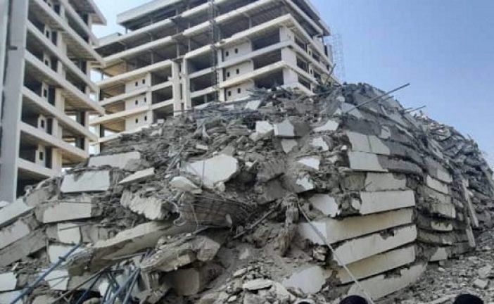 Lagos Begins Demolition Of Three Structures On Ikoyi Building Collapse Site