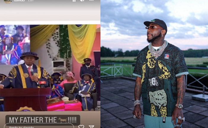 Davido Declares Dad ‘GOAT’