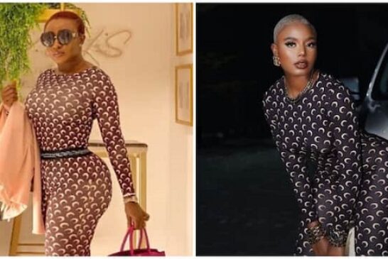 Nollywood Divas Nancy Isime and Ini Edo Twin in N226k Matching Designer Catsuits