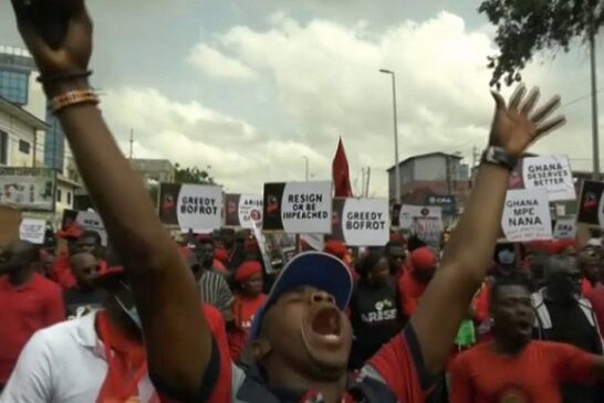 Ghanaians Protest Economic Crisis, Demand Resignation of President 