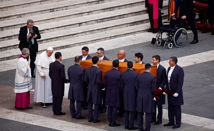 World Leaders Bid Farewell As Pope Emeritus Benedict XVI Is Entombed