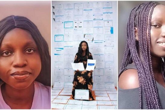 18-year Old 100 Level OAU Student With 121 Certifications,Badges And Honors