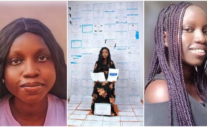 18-year Old 100 Level OAU Student With 121 Certifications,Badges And Honors