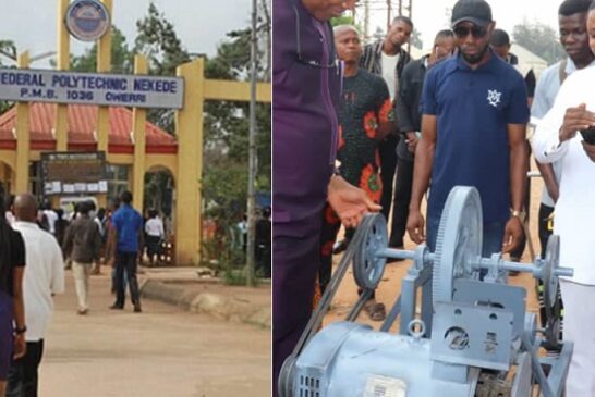Federal Poly Nekede Develops Fuelless, Fumeless Generator