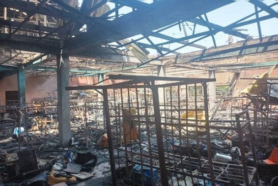Anambra Students Battle Hostel Fire