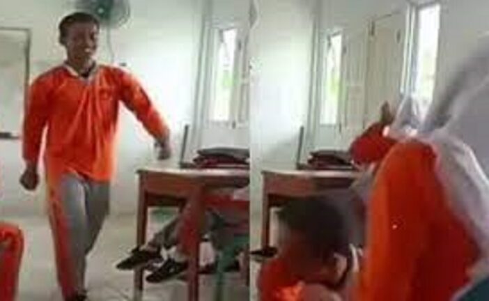 Boy Proposes Girl Student Inside Classroom, Gets Slapped On Face