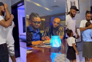 Flavour, Three Daughters Celebrate Adopted Son’s Birthday