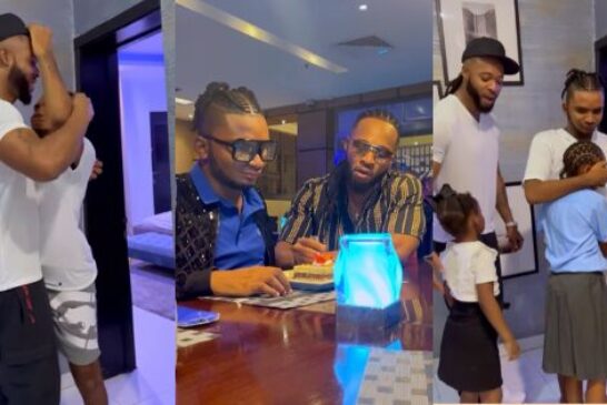 Flavour, Three Daughters Celebrate Adopted Son’s Birthday