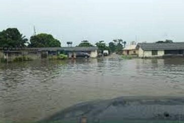 Flood Takes Over NPC, NYSC Premises In Lagos