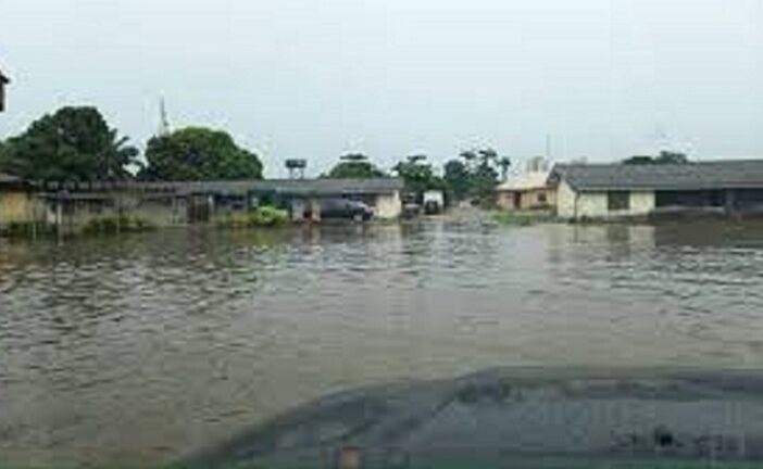 Flood Takes Over NPC, NYSC Premises In Lagos