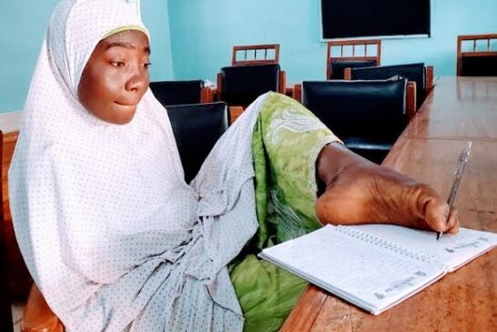 Armless Gombe Girl Writing With Toes Gets Varsity Admission