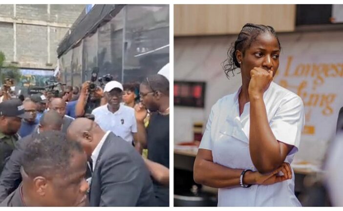Sanwo-Olu Visits Hilda Baci As She Attempts To Break World Record