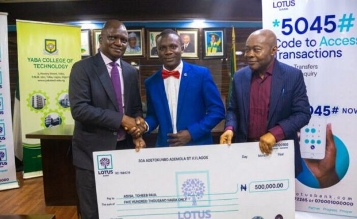 LOTUS Bank Supports Yabatech With Donations, Renovations, Cash Prizes For Students