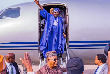Tinubu Returns To Lagos After Paris, London Trips 