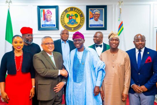 PICTURES: AIRTEL NIGERIA CEO/MD CARL RAYMOND CRUZ PAYS COURTESY CALL ON GOVERNOR SANWO-OLU