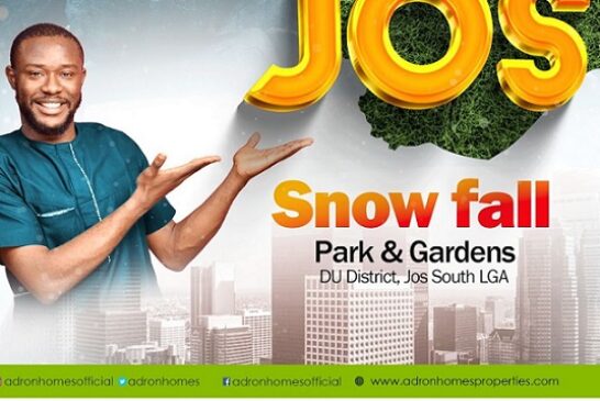 Adron Homes Extend Tentacles, Launches Snowfall Park and Gardens Estate in Jos