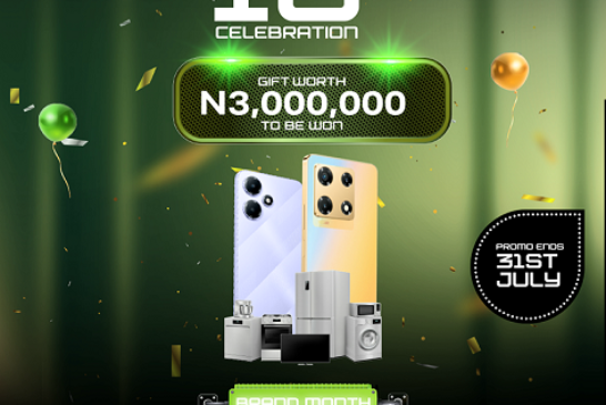 #Celebrateinfinixat10: Infinix Nigeria To Reward Customers, Brand Faithful All Through July