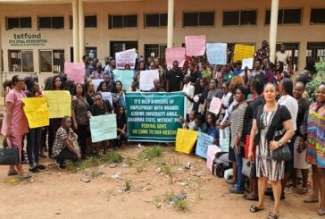 UNIZIK Workers Protest Four Years’ Salary Arrears