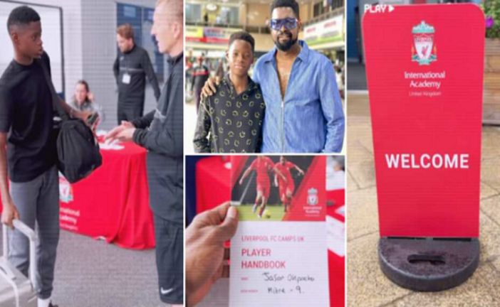 BASKETMOUTH’S SON JOINS LIVERPOOL ACADEMY