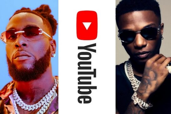 Burna Boy, Wizkid Among 10 Most Watched African Singers On Youtube