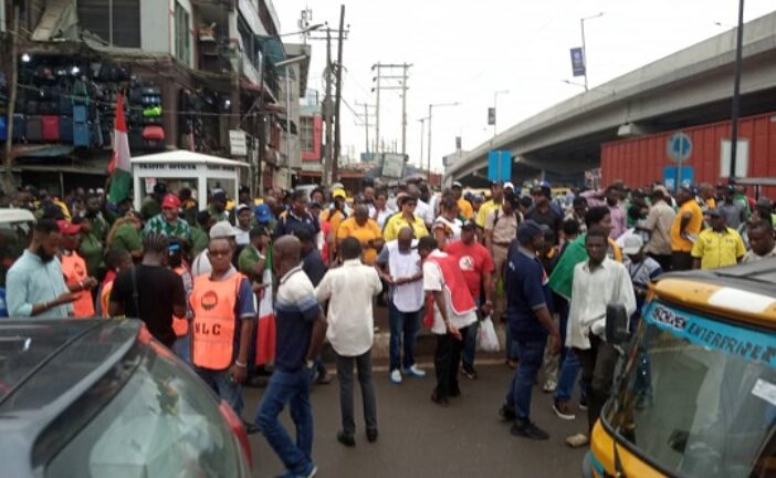 Heavy Security As NLC Commences Protest Over Petrol Subsidy Removal