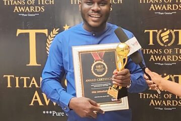 Oke Umurhohwo of itel Mobile Wins Big at the Tech Africa Awards
