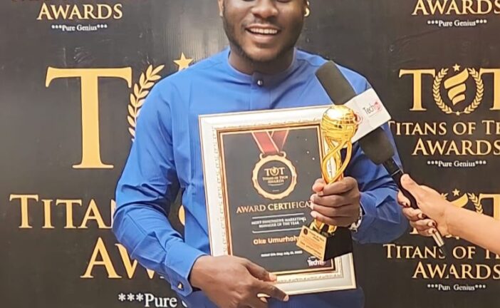 Oke Umurhohwo of itel Mobile Wins Big at the Tech Africa Awards