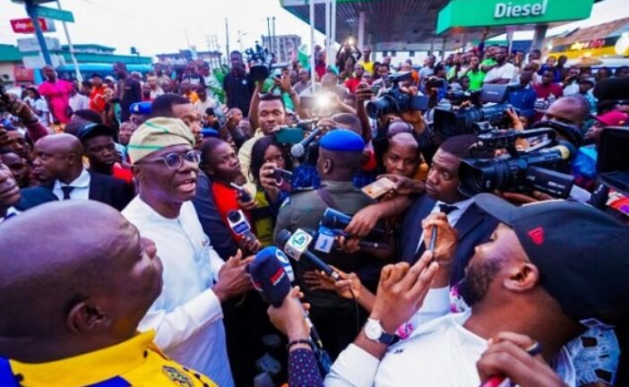 Sanwo-Olu Visits Scene Of Helicopter Crash In Ikeja