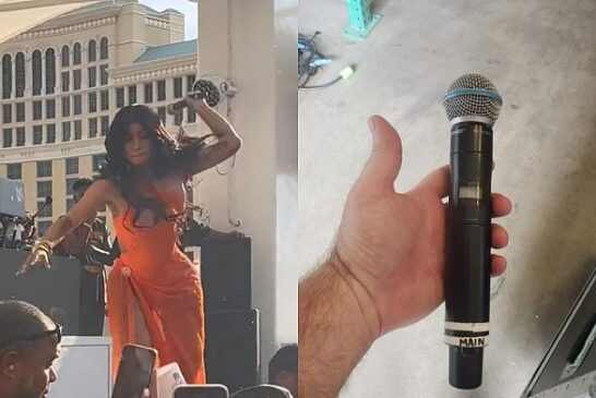 Cardi B Mic Thrown At Fan Sells For Over $99,000 On Ebay