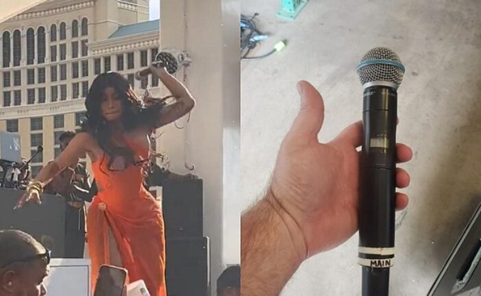 Cardi B Mic Thrown At Fan Sells For Over $99,000 On Ebay
