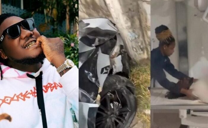 Nigerian Rapper CDQ Survives Car Crash In Lagos