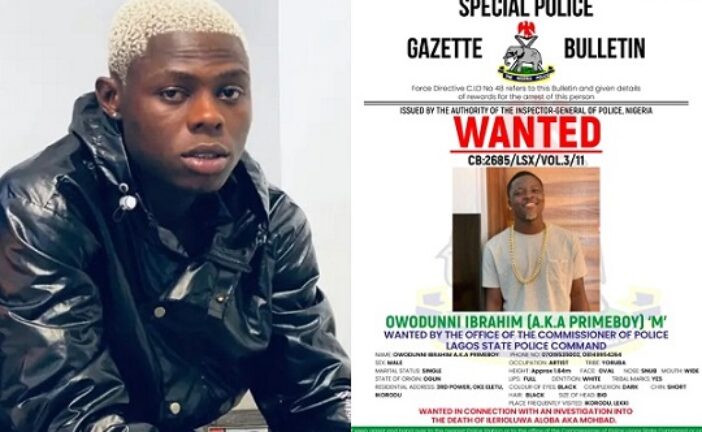 Mohbad: Police Declare Primeboy Wanted, Offer N1m Reward