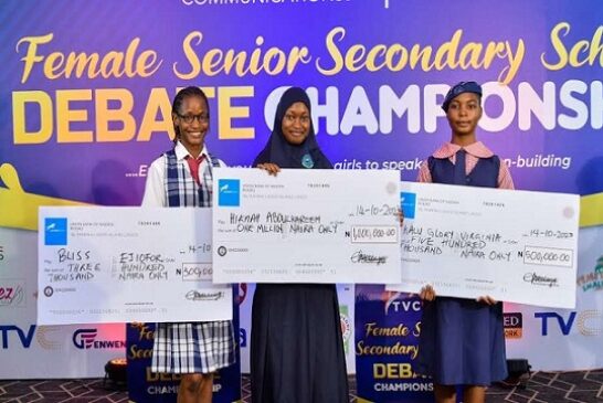 Winners Emerge In TVC Female National Debate Contest