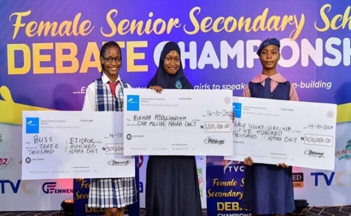Winners Emerge In TVC Female National Debate Contest