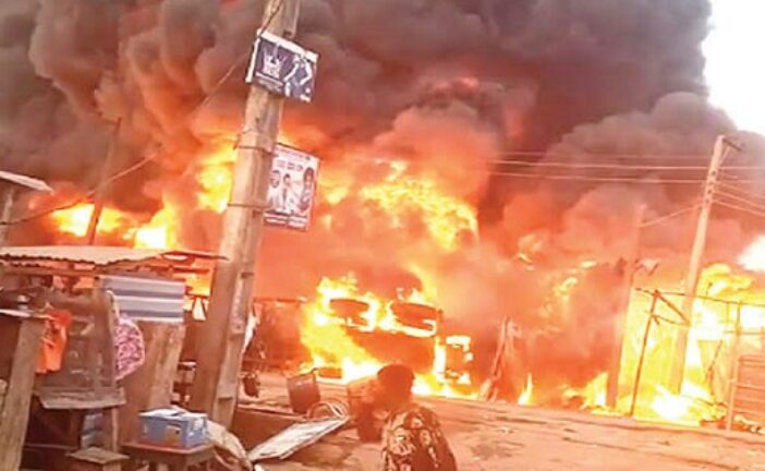 Seven Kwarapoly Students, Gas Attendant Involve In Ilorin Fire Incident