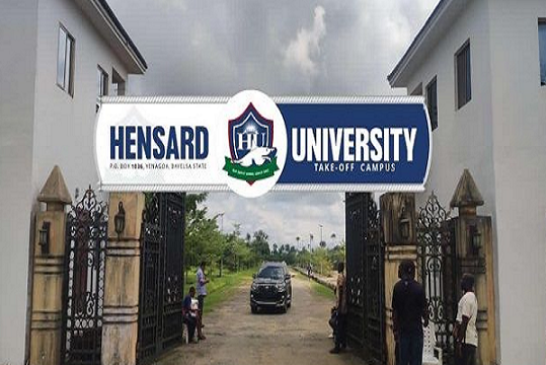 ‘Hensard Varsity To Groom Entrepreneurs, Industry-Oriented Skills Graduates’
