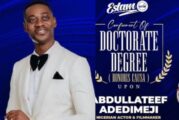 Actor Lateef Adedimeji Bags Phd From International University