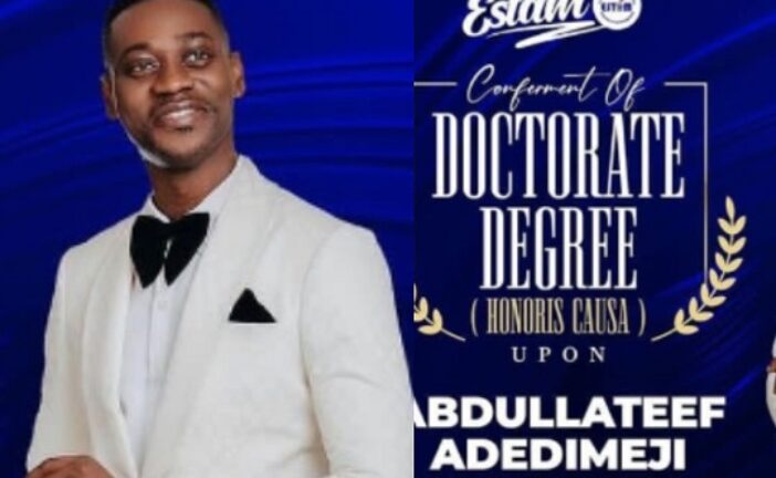 Actor Lateef Adedimeji Bags Phd From International University