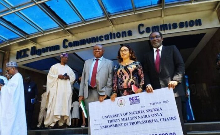 NCC Endowment ‘Ll Enhance Research, Innovative Culture In UNN VC