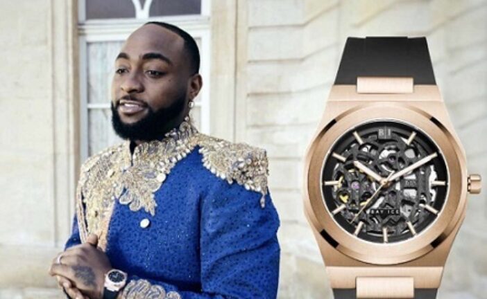 Davido Has Done It Again: BAY ICE And 001 Team Up To Release Limited Edition Automatic Watches