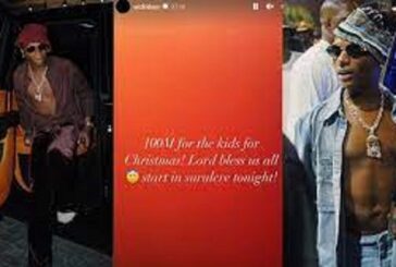 Wizkid Announces N100m As Christmas Gift To Children