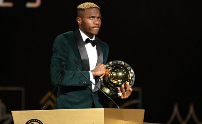Africa’s Best! Osimhen Crowned 2023 CAF Footballer Of The Year