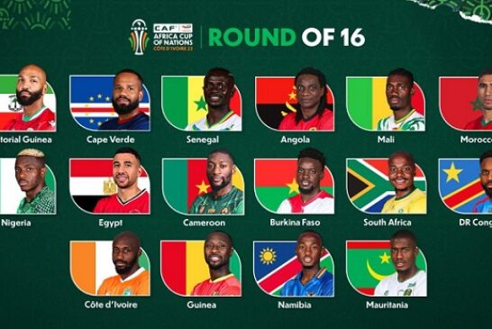 FULL LIST: AFCON Round 16 Fixtures