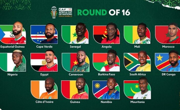 FULL LIST: AFCON Round 16 Fixtures