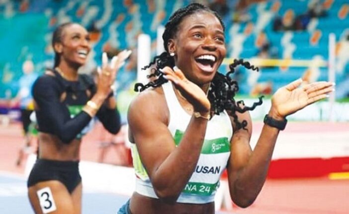 Tobi Amusan Breaks 25-Year African Indoor Hurdles Record