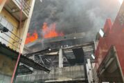 Goods Destroyed As Fire Guts 10-Storey Lagos Market Building