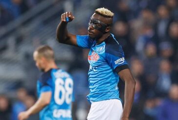 Osimhen Matches Maradona’s Milestone With Hattrick In Napoli’s Thrashing Of Sassuolo