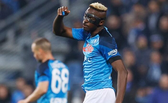 Osimhen Matches Maradona’s Milestone With Hattrick In Napoli’s Thrashing Of Sassuolo