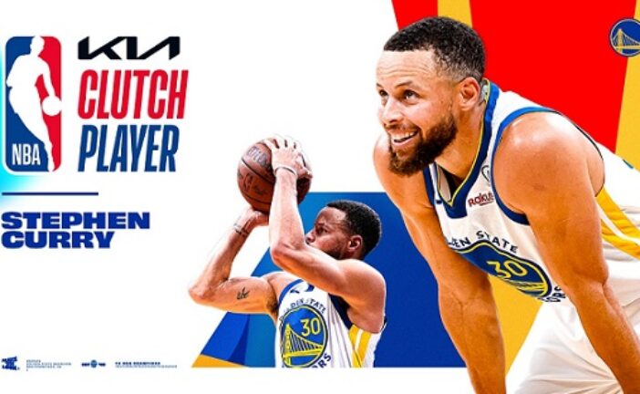 Warriors Star Curry Named NBA Clutch Player Of The Year